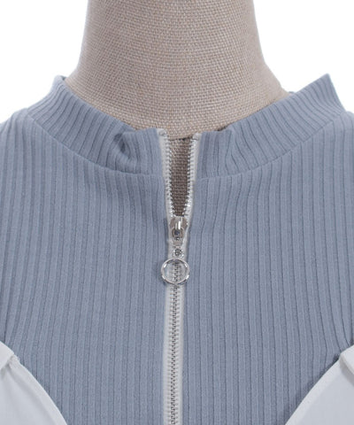 Layered Flare Sleeve Shirt