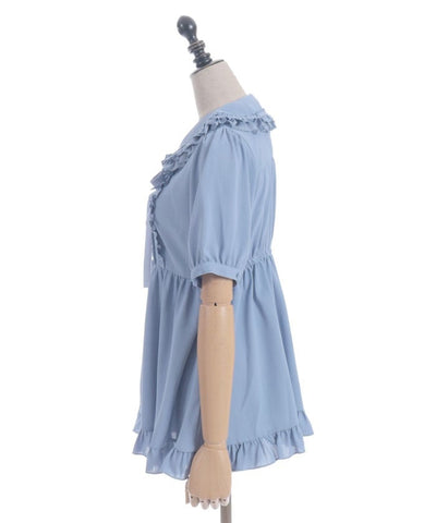Topping Ribbon Long Blouse