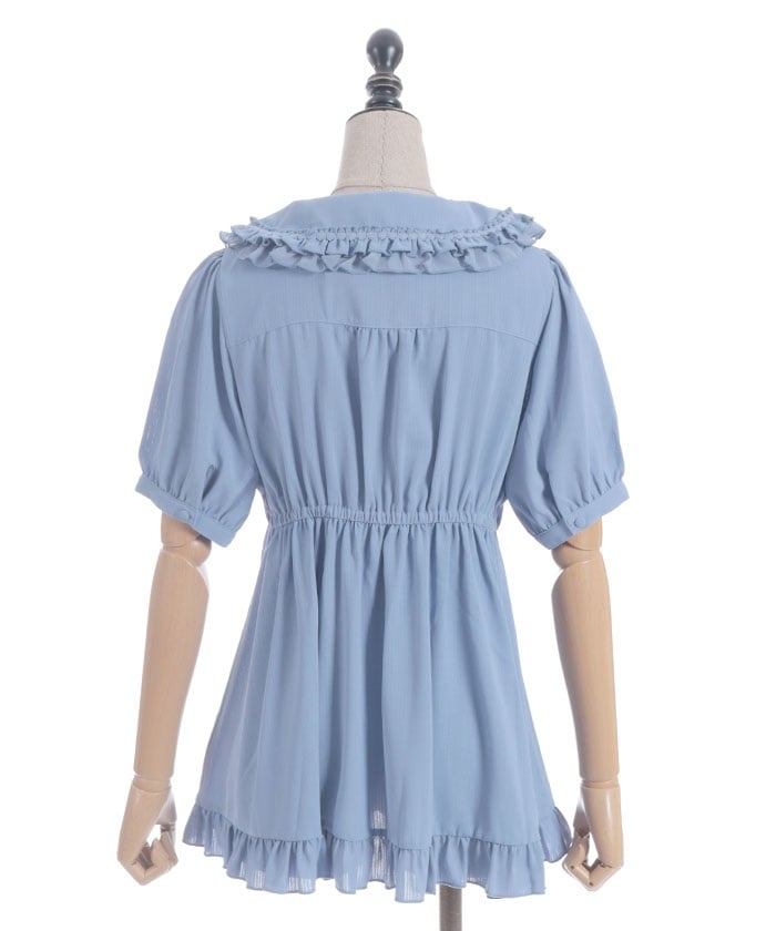 Topping Ribbon Long Blouse