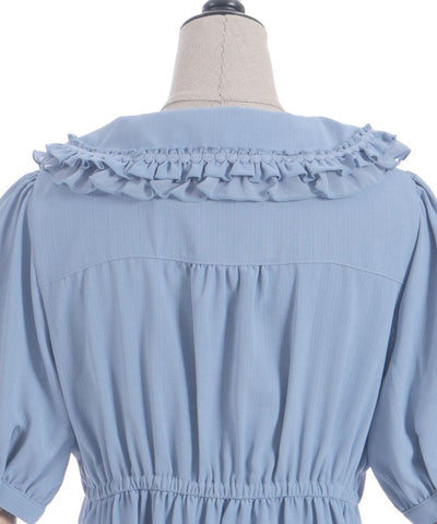 Topping Ribbon Long Blouse