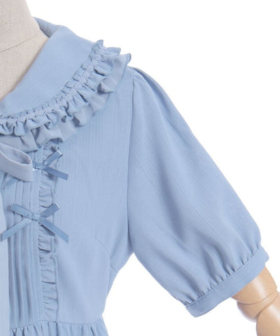Topping Ribbon Long Blouse