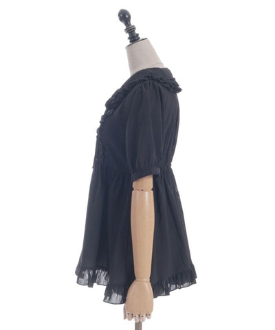 Topping Ribbon Long Blouse