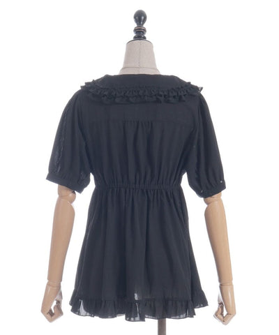 Topping Ribbon Long Blouse