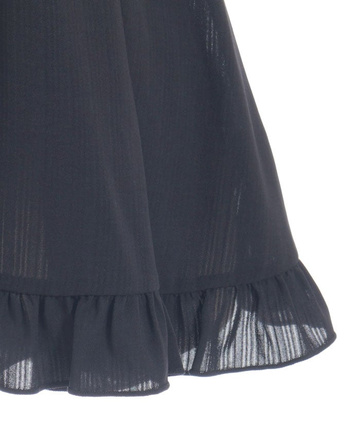 Topping Ribbon Long Blouse