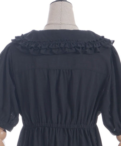 Topping Ribbon Long Blouse