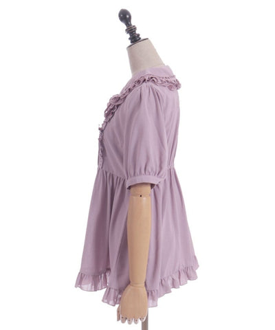 Topping Ribbon Long Blouse
