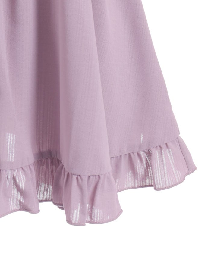 Topping Ribbon Long Blouse