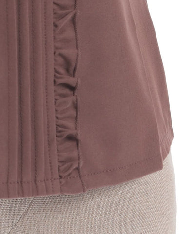 Ribbon Frill Short Sleeve Blouse
