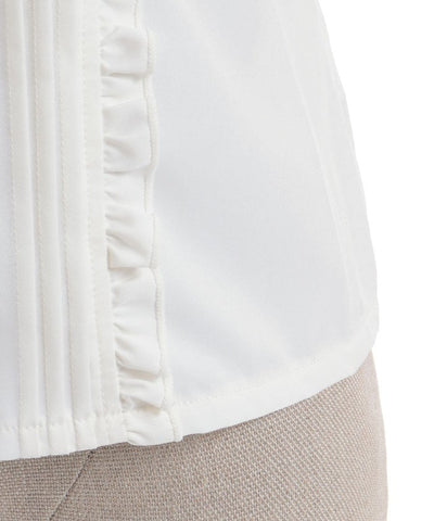 Ribbon Frill Short Sleeve Blouse