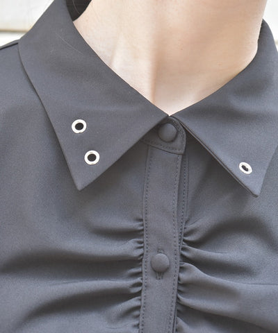 Gather & Flare Sleeve Blouse