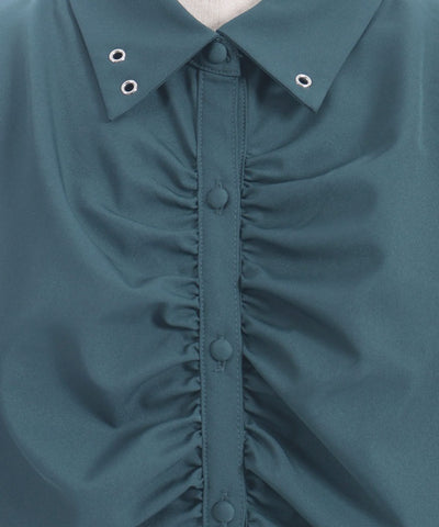 Gather & Flare Sleeve Blouse