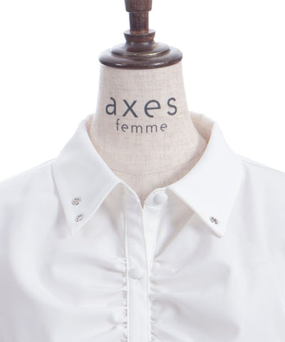 Gather & Flare Sleeve Blouse