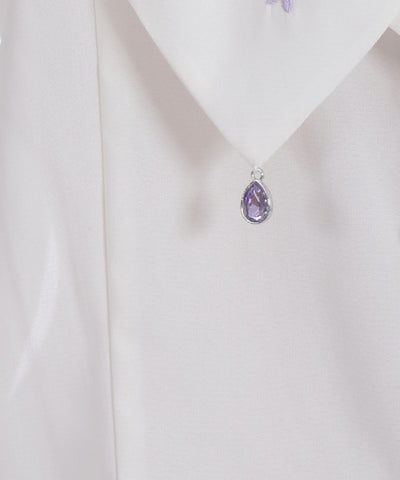 Hydrangea Embroidery Ribbon Blouse