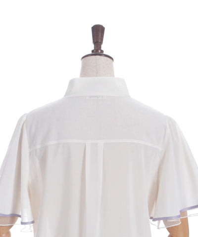 Hydrangea Embroidery Ribbon Blouse