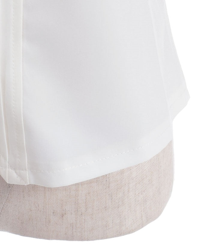 Eyelet & Chain Ribbon Blouse