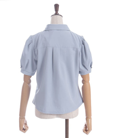 Eyelet & Chain Ribbon Blouse