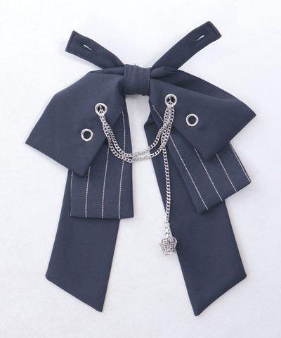 Eyelet & Chain Ribbon Blouse