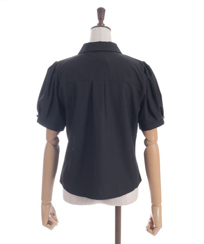 Eyelet & Chain Ribbon Blouse
