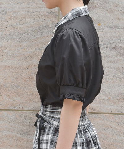 Tie Design Color Scheme Collar Blouse