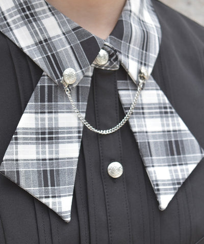 Tie Design Color Scheme Collar Blouse