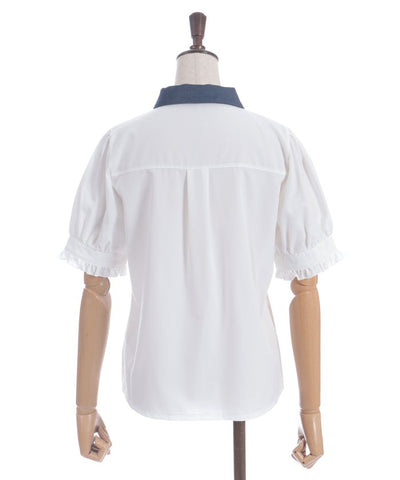 Tie Design Color Scheme Collar Blouse