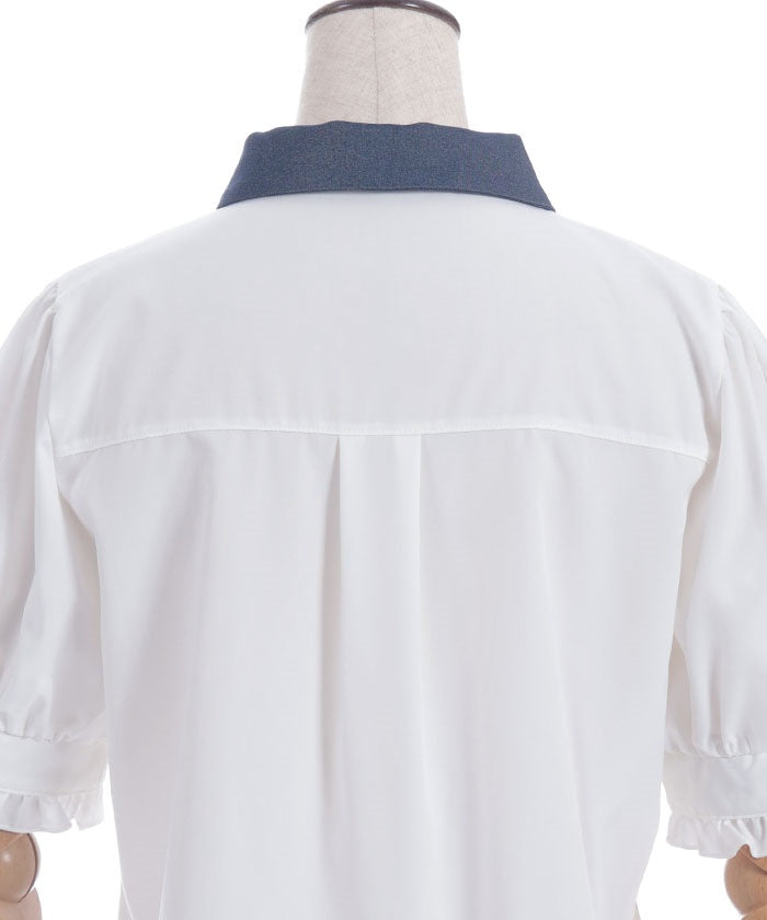 Tie Design Color Scheme Collar Blouse