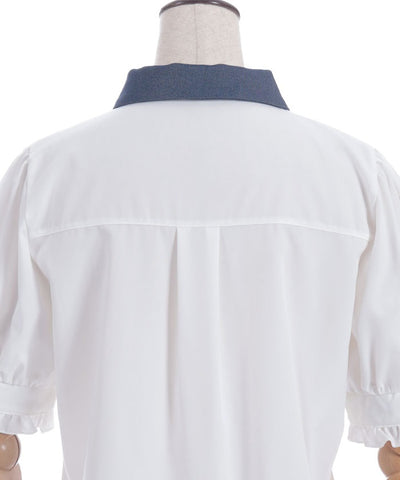 Tie Design Color Scheme Collar Blouse