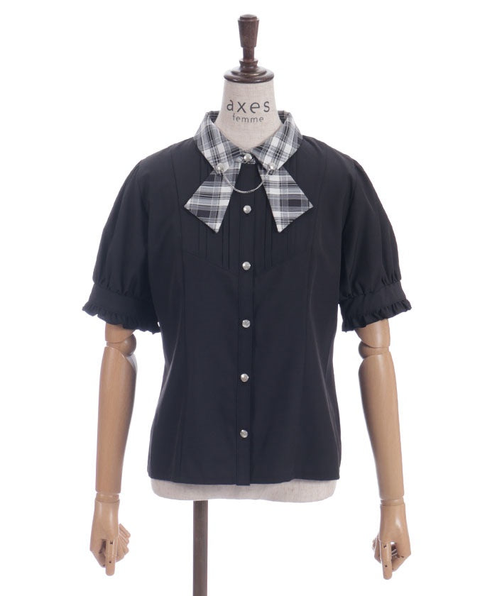Tie Design Color Scheme Collar Blouse