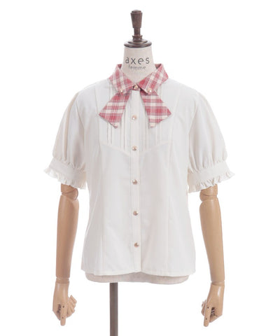 Tie Design Color Scheme Collar Blouse