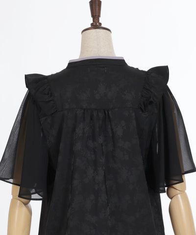 Oriental Chinese Jacquard Blouse