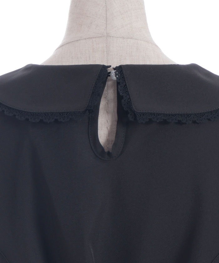 Pearl Rose Embroidery Sleeveless Blouse
