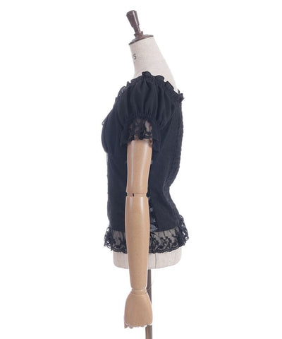 Cotton Lace Panel Top