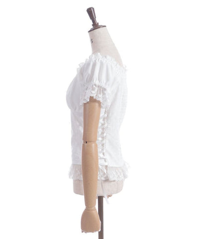 Cotton Lace Panel Top
