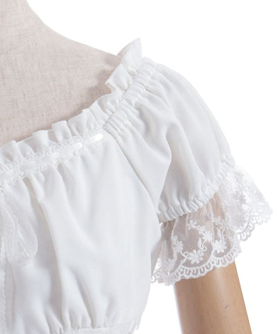 Cotton Lace Panel Top