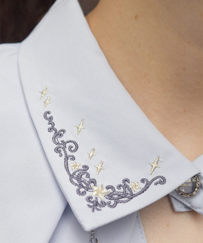Stella Embroidery Blouse – axes femme from JAPAN