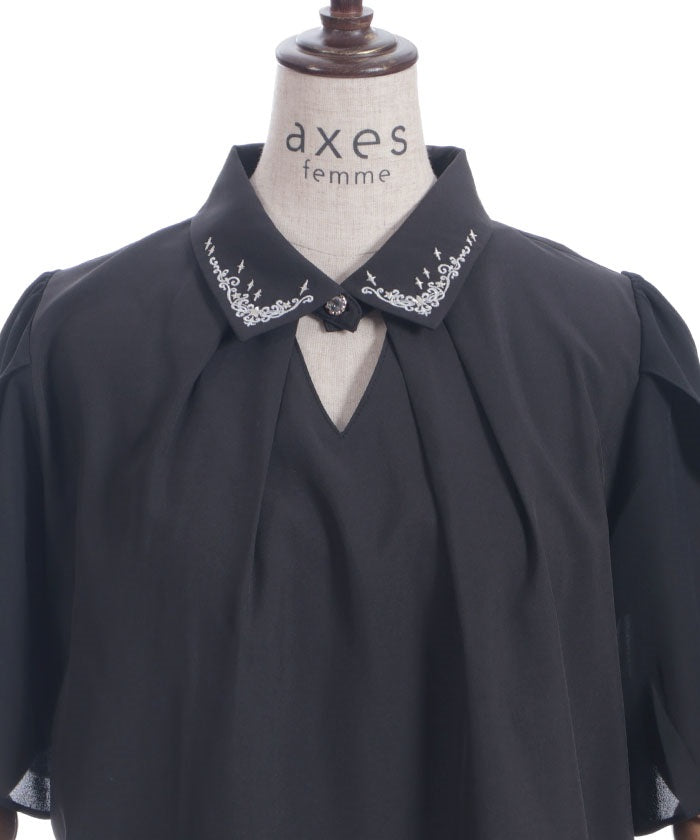 Stella Embroidery Blouse – axes femme from JAPAN