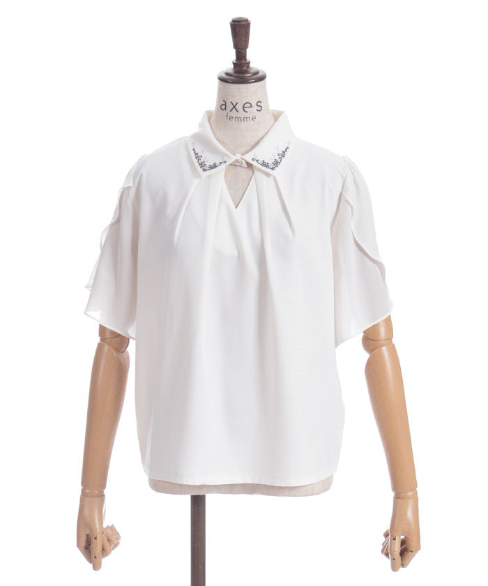 Stella Embroidery Blouse – axes femme from JAPAN