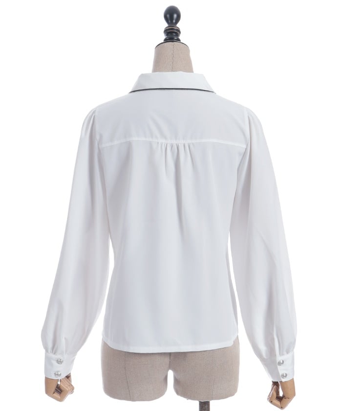 Gothic Butterfly Embroidery Blouse