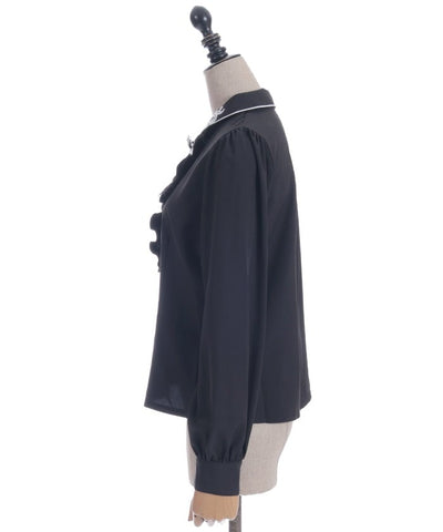 Gothic Butterfly Embroidery Blouse