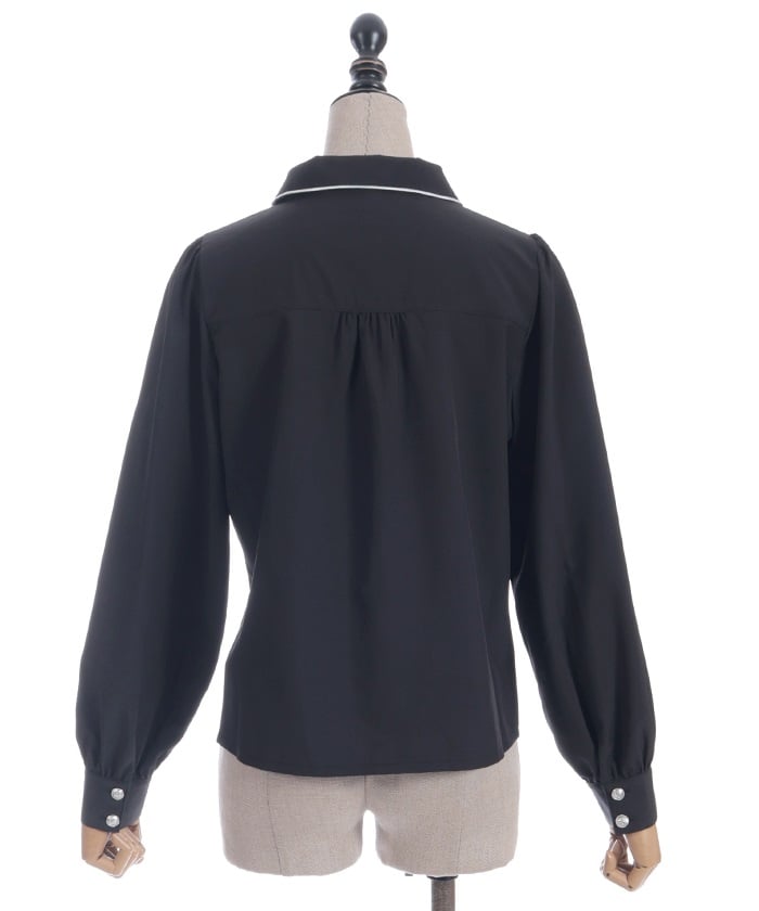 Gothic Butterfly Embroidery Blouse