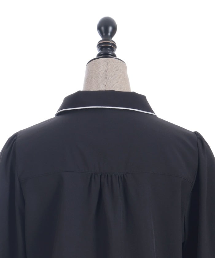 Gothic Butterfly Embroidery Blouse