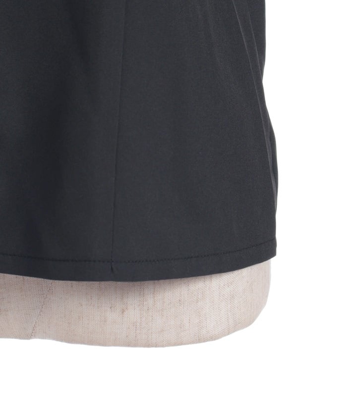 Cross Embroidery Big Collar Blouse