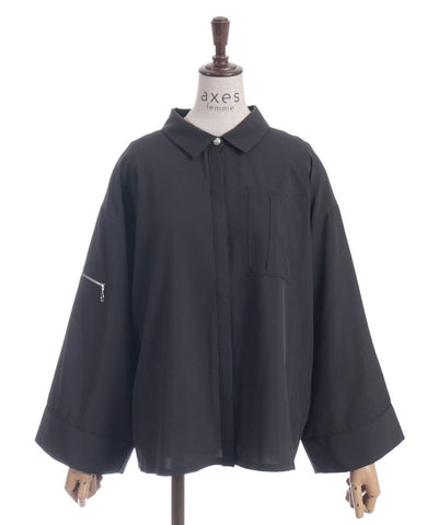 Zip Sleeve Shirt