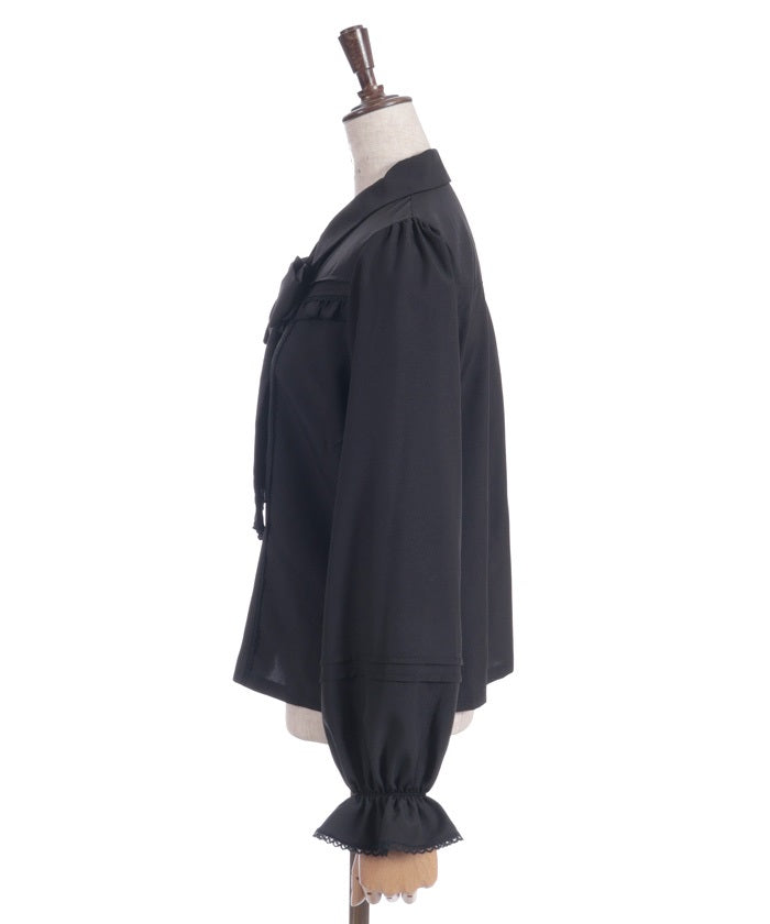Frill Blouse with Bowtie Ribbon (Pre-order) – axes femme from JAPAN