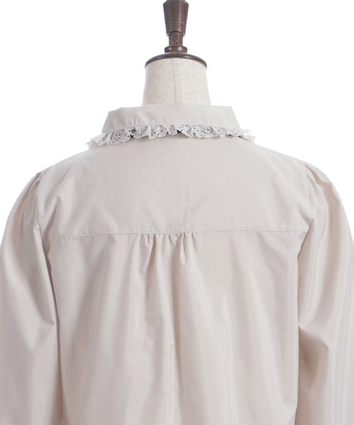 トップス ChikaKisada frills gather blouse Gather Blouse with Loop Tie – axes femme from JAPAN
