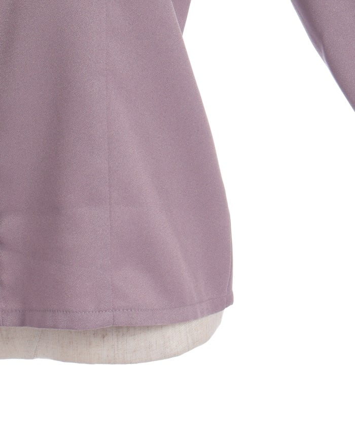 Ribbon & Jabot Brooch Blouse