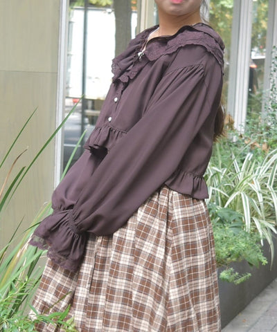 Bolero Style Frill Blouse