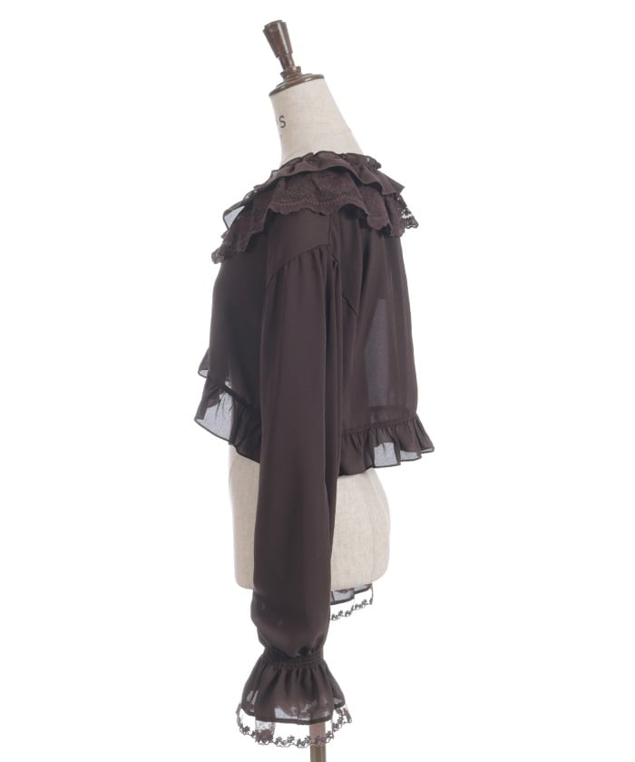 Bolero Style Frill Blouse