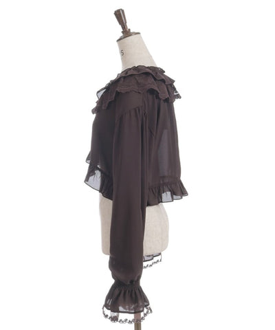 Bolero Style Frill Blouse