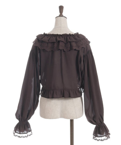 Bolero Style Frill Blouse